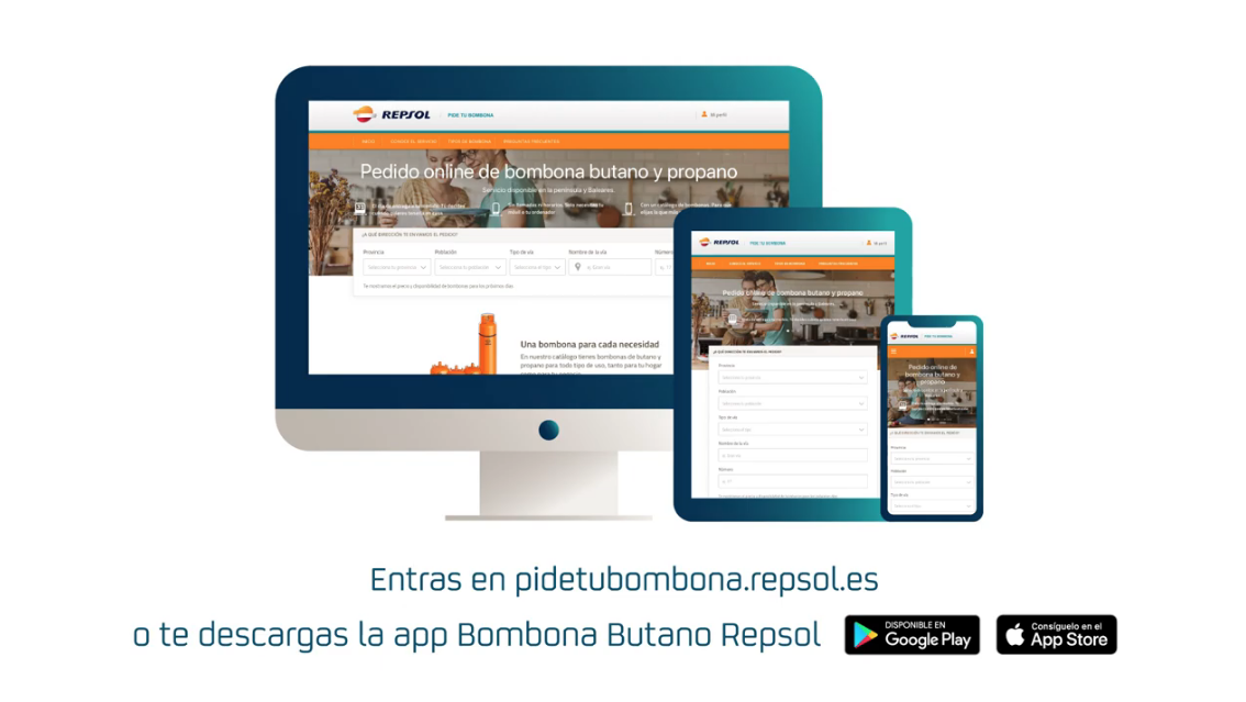 En este momento estás viendo Servicio de pedido online de bombona de gas butano Repsol