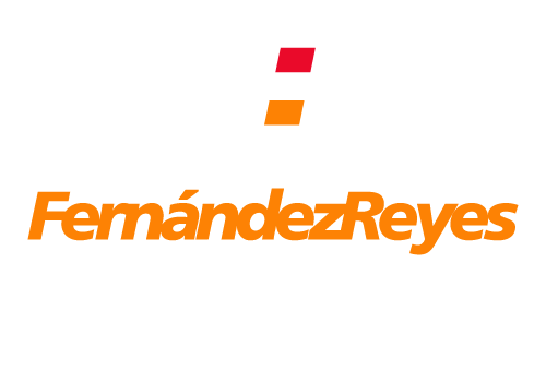Logotipo Fernandez Reyes blanco